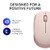 Logitech M170 Wireless Mouse for PC, Mac, Laptop, 2.4 GHz with USB Mini Receiver, Optical Tracking, 12-Months Battery Life, Ambidextrous - Rose  910-006862