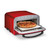 Cuisinart Indoor Pizza Oven – Bake 12” Pizzas in Minutes – Portable Countertop Pizza Oven – Pomodoro Red Stainless Steel - CPZ-120R