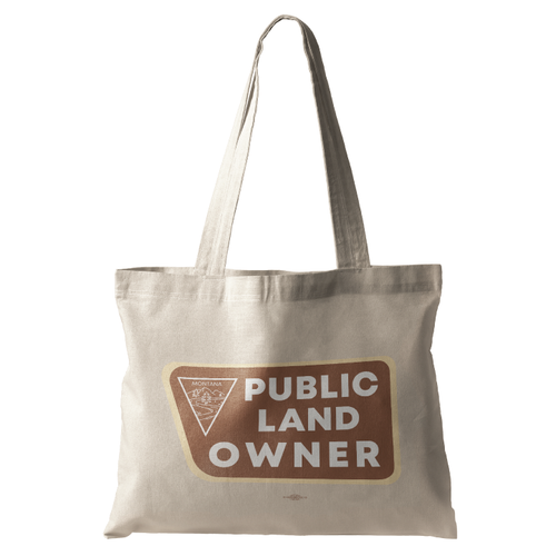 Public Land Owner (Natural Canvas Tote)
