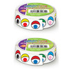 Multicolor Wiggle Eyes Stickers Roll, 2 Rolls