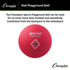 Playground Ball, 16", Red Playground Ball, 16", Red