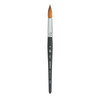 Aqua Elite Round Brush, Synthetic Bristles, Short Handle Watercolor Paintbrush, Matte Black, Size 16, 1 Count