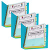 5-Tab Index Dividers with Multi-Pockets, Bright Color Assortment, 8-1/2 x 11, 3 Sets