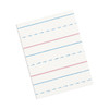 Multi-Program Handwriting Tablet, D'Nealian/Zaner-Bloser, 1/2" x 1/4" x 1/4" Ruled Long, 10-1/2" x 8", 40 Sheets, Pack of 12