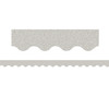 Silver Glitz Scalloped Border Trim, 35 Feet Per Pack, 3 Packs