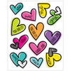 Kind Vibes Doodle Hearts Shape Stickers, 72 Per Pack, 12 Packs Kind Vibes Doodle Hearts Shape Stickers, 72 Per Pack, 12 Packs