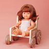 Wooden Wheelchair Doll Accessory