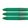 EnerGel-X Retractable Liquid Gel Pen, (0.5mm) Needle Tip, Fine Line, Green Ink, 1 Dozen