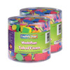 WonderFoam® Craft Tub, Foam Shapes, Assorted Sizes, 1/2 lb. Per Pack, 2 Packs