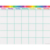 Colorful Calendar Write-On/Wipe-Off Chart, Pack of 6 Colorful Calendar Write-On/Wipe-Off Chart, Pack of 6