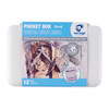 Watercolor Plastic Pocket Box, 12 Pan Muted Color Selection