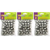 Jingle Bells, Silver, 5/8", 72 Per Pack, 3 Packs