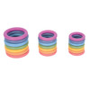 Rainbow Wooden Rings - Set of 21 - 3 Sizes - Counting and Sorting Rings Rainbow Wooden Rings - Set of 21 - 3 Sizes - Counting and Sorting Rings