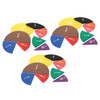 Foam Fraction Circles, 51 Pieces Per Set, 3 Sets