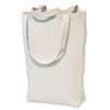 Tote Bags, Large Canvas, 11" x 14" x 4", Pack of 3