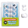 Mini Hook Magnets, 10 Per Pack, 2 Packs Mini Hook Magnets, 10 Per Pack, 2 Packs