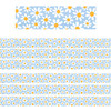 Daisies Straight Border Trim, 35 Feet Per Pack, 6 Packs