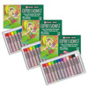 Cray-Pas Expressionist Oil Pastels, Assorted Colors, 12 Per Set, 3 Sets