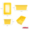 Small Cubby Bin, Yellow, Pack of 5 Small Cubby Bin, Yellow, Pack of 5