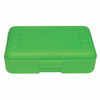 Pencil Box, Lime Opaque, Pack of 12 Pencil Box, Lime Opaque, Pack of 12