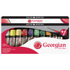 Georgian Oil Paint Studio Set + Free Brush, Assorted Colors, 38ml, 10 Pieces