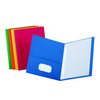 Twin Pocket Folders, Assorted Colors, Box of 25