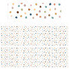 Everyone is Welcome Painted Dots Straight Border Trim, 35 Feet Per Pack, 6 Packs