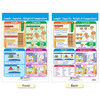 Math Bulletin Board Chart Set, Measurement, Set of 4