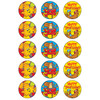 Thanksgiving Time/Pumpkin Stinky Stickers®, 60 Per Pack, 6 Packs