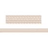 Cable Knit Sweater Straight Border Trim, 35 Feet Per Pack, 6 Packs