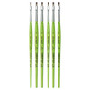 FIT Synthetics Student Brush, Synthetic, Acrylic & Tempera, Flat, Series 374, Size 4, Pack of 6