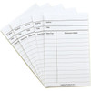 Library Cards, White, Pack of 500