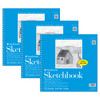 100 Series Sketch Pad, 30 Sheet, 12x12 inch, Pack of 3