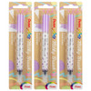 Milky Brush Pen, Pastel Violet Ink, Pack of 3