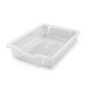 Shallow F1 Tray, Translucent, 12.3" x 16.8" x 3", Heavy Duty School, Industrial & Utility Bins, Pack 8