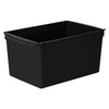 Wide Book Bin, Black, Set of 6 Wide Book Bin, Black, Set of 6