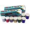 Creative Arts™ Glitter, Assorted Colors, .75 oz. Shakers, 12 Per Pack, 2 Packs