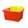 4 Gallon Classroom Storage Bin, Red, Pack of 3 4 Gallon Classroom Storage Bin, Red, Pack of 3