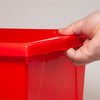4 Gallon Classroom Storage Bin, Red, Pack of 3 4 Gallon Classroom Storage Bin, Red, Pack of 3