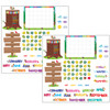 Woodland Friends Calendar Bulletin Board Set, 2 Sets
