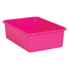 Pink Large Plastic Storage Bin, Pack of 3