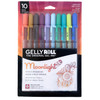 Moonlight Gel Pens, 10 Bold Point, Twilight & Daylight Colors, 10-Pack, Blister Card