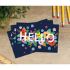 Wildflowers Hello Postcards, 30 Per Pack, 6 Packs Wildflowers Hello Postcards, 30 Per Pack, 6 Packs