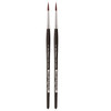 TOP-ACRYL Red-Brown Brush, Synthetic, Acrylic & Oil, Round, Series 7785K, Size 4, Pack of 2