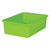 Lime Large Plastic Storage Bin, Pack of 3