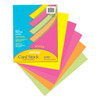 Hyper Card Stock, 5 Assorted Colors, 8-1/2" x 11", 100 Sheets