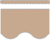 Light Brown Scalloped Border Trim, 35 Feet Per Pack, 6 Packs