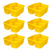 Small Caddy, Yellow, Pack of 6