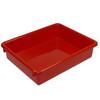 Stowaway® 3" Letter Tray no Lid, Red, Pack of 3 Stowaway® 3" Letter Tray no Lid, Red, Pack of 3