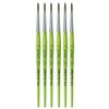 FIT Synthetics Student Brush, Synthetic, Acrylic & Tempera, Round, Series 373, Size 6, Pack of 6
